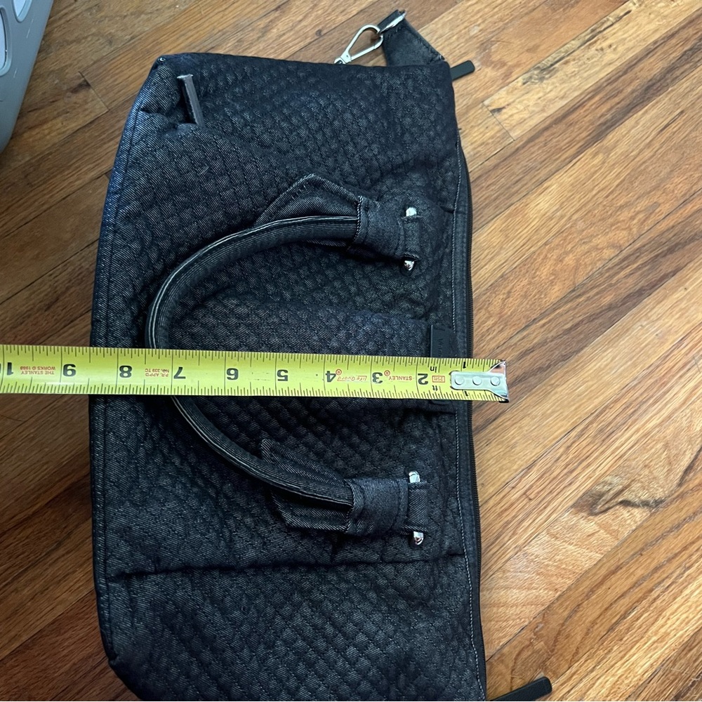 Vera Bradley Denim Blue Hadley Satchel with a Crossbody Strap - Picture 11 of 11